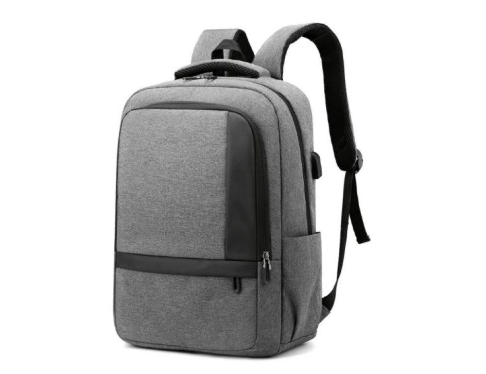 Серый рюкзак для ноутбука Tiding Bag BPT01-CV-0122G - Фото № 1 Серый рюкзак для ноутбука Tiding Bag BPT01-CV-0122G - Фото № 1