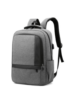 Сірий рюкзак для ноутбука Tiding Bag BPT01-CV-0122G
