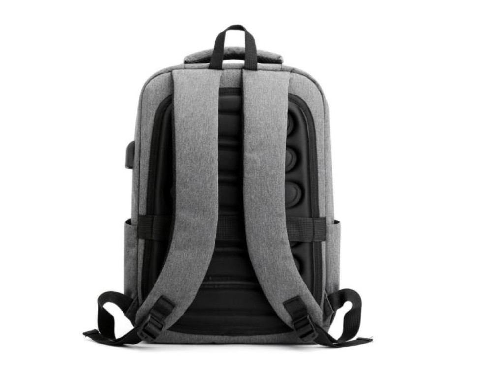 Сірий рюкзак для ноутбука Tiding Bag BPT01-CV-0122G - Фотографія № 2