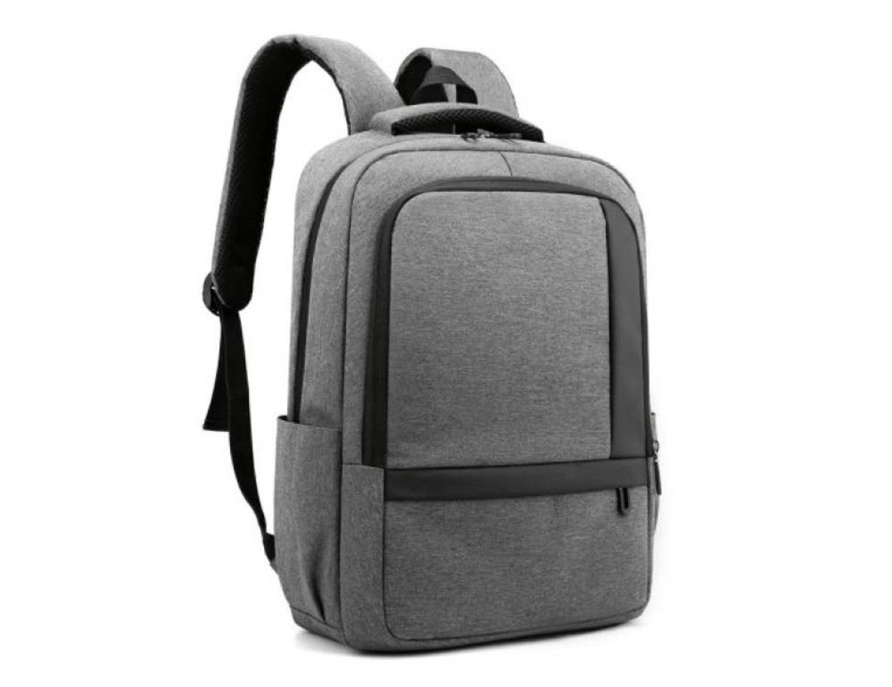 Сірий рюкзак для ноутбука Tiding Bag BPT01-CV-0122G - Фотографія № 4
