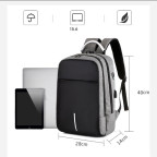 Текстильный большой серый мужской рюкзак для ноутбука Tiding Bag BPT01-CV-9006G - Фото № 106 Текстильный большой серый мужской рюкзак для ноутбука Tiding Bag BPT01-CV-9006G - Фото № 106