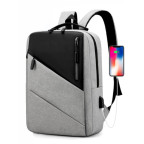 Серый мужской рюкзак для ноутбука с черной вставкой Tiding Bag BPT01-CV-ZQ2020G - Фото № 101 Серый мужской рюкзак для ноутбука с черной вставкой Tiding Bag BPT01-CV-ZQ2020G - Фото № 101