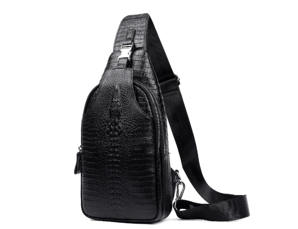 Сумка на одну шлейку с тиснением рептилии Tiding Bag CR-A25F-5015A - Фото № 1 Сумка на одну шлейку с тиснением рептилии Tiding Bag CR-A25F-5015A - Фото № 1