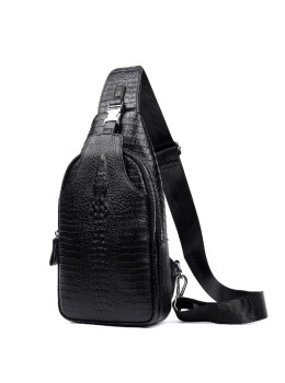Сумка на одну шлейку с тиснением рептилии Tiding Bag CR-A25F-5015A