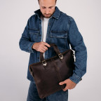 Ділова чоловіча шкіряна сумка для ноутбука та документів Tiding Bag D4-004R - Фотографія № 106