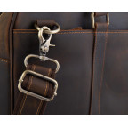 Винтажная коричневая сумка для ноутбука Tiding Bag D4-023R - Фото № 101