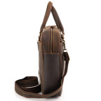Винтажная коричневая сумка для ноутбука Tiding Bag D4-023R - Фото № 103