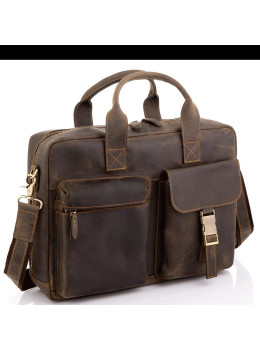 Урожай шкіряна сумка для ноутбука Tiding Bag D4-058R