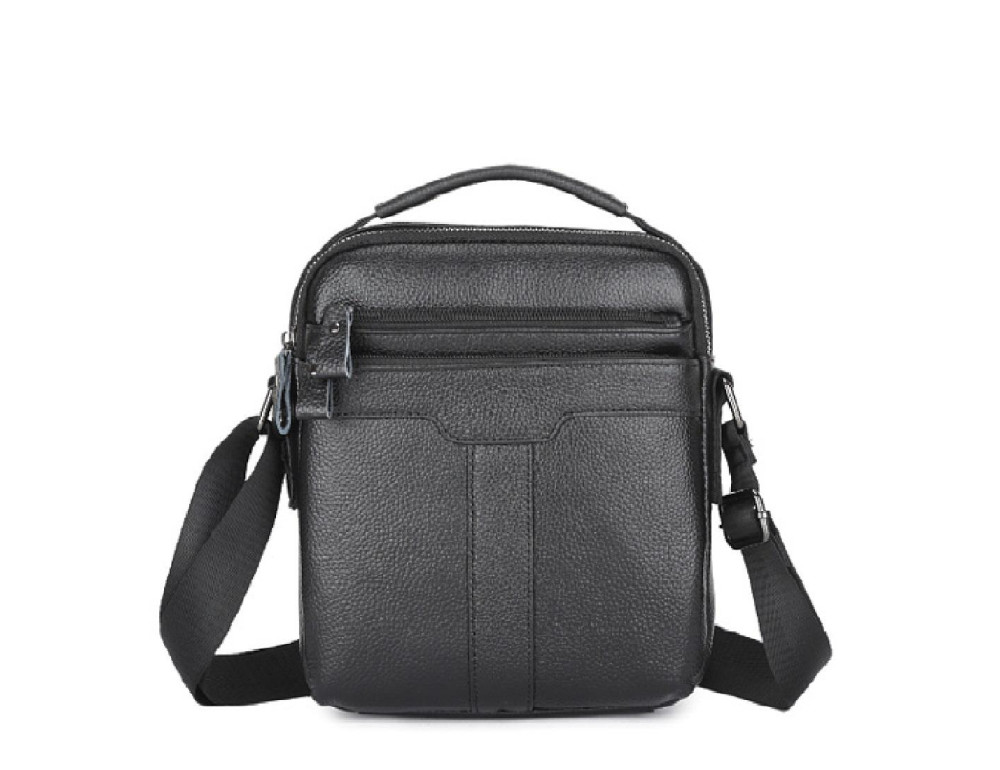 Шкіряний месенджер на два відділи Tiding Bag FL-A25F-2218A - Фотографія № 10