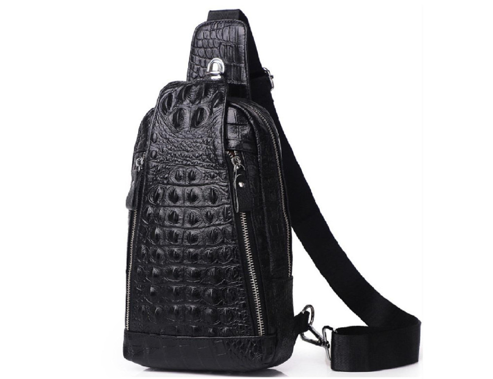 Стильная кожаная сумка-слинг Tiding Bag FL-A25F-5010A - Фото № 1 Стильная кожаная сумка-слинг Tiding Bag FL-A25F-5010A - Фото № 1