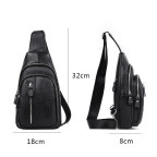 Сумка на одну шлейку черная Tiding Bag FL-A25F-5055A - Фото № 101