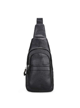 Чоловіча сумка-слінг чорного кольору Tiding Bag FL-A25F-66602A