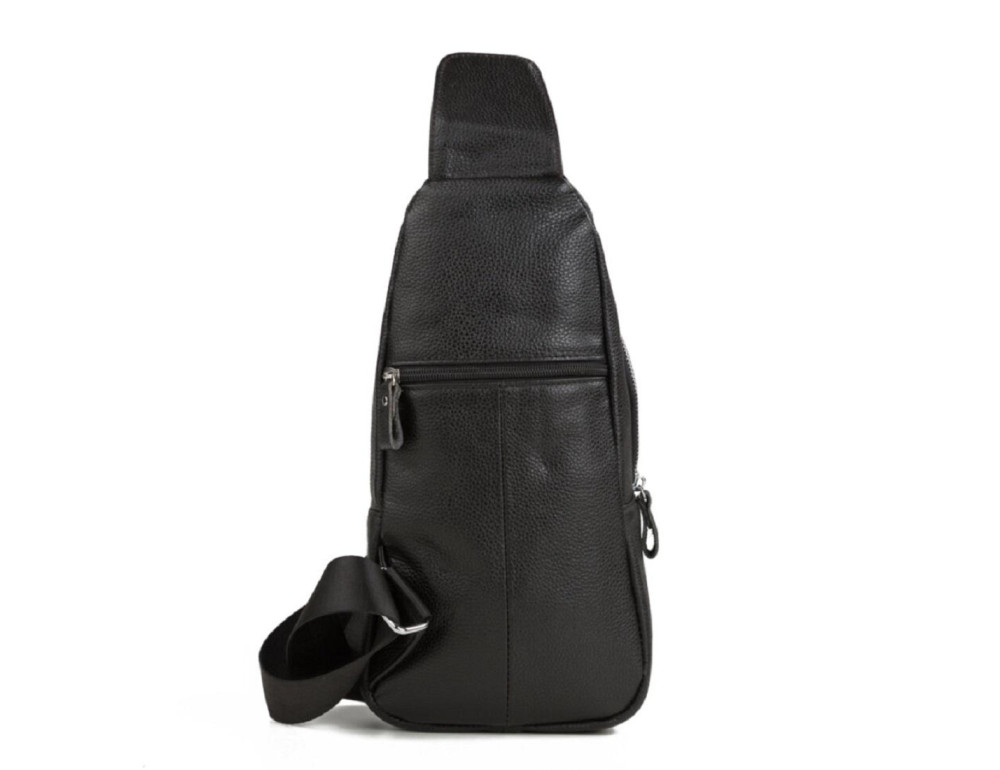 Мужская сумка-слинг черного цвета Tiding Bag FL-A25F-66602A - Фото № 10