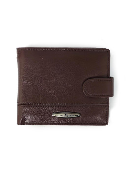 Коричневий чоловічий портмоне Tiding Bag FL-ASIF-K179-H09B з натуральної шкіри.