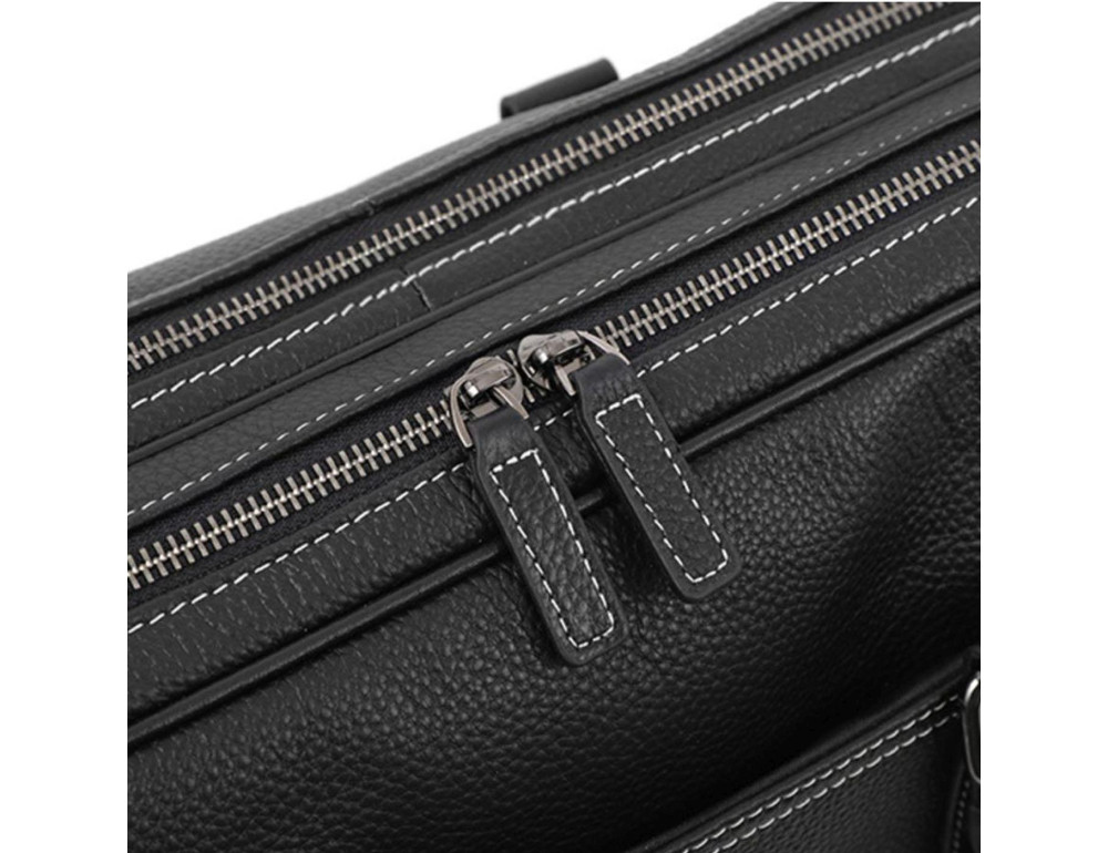 Классическая, стильная, мужская сумка для ноутбука Tiding Bag FL-SM8-016A - Фото № 4