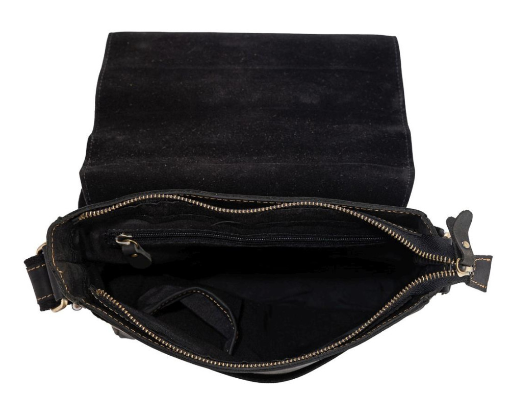 Сумка-месенджер чоловіча через плече шкіряна Tiding Bag G1157A - Фотографія № 2