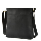 Чоловіча сумка з матової кінської шкіри чорна Tiding Bag G1166 - Фотографія № 100