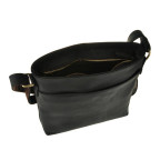Чоловіча сумка з матової кінської шкіри чорна Tiding Bag G1166 - Фотографія № 105