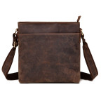 Сумка-мессенджер через плечо мужская кожаная Tiding Bag G1166DB - Фото № 103