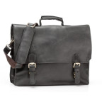Деловая кожаная сумка-портфель с ремнем на плечо TIDING BAG GA2095 - Фото № 100