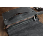 Деловая кожаная сумка-портфель с ремнем на плечо TIDING BAG GA2095 - Фото № 102