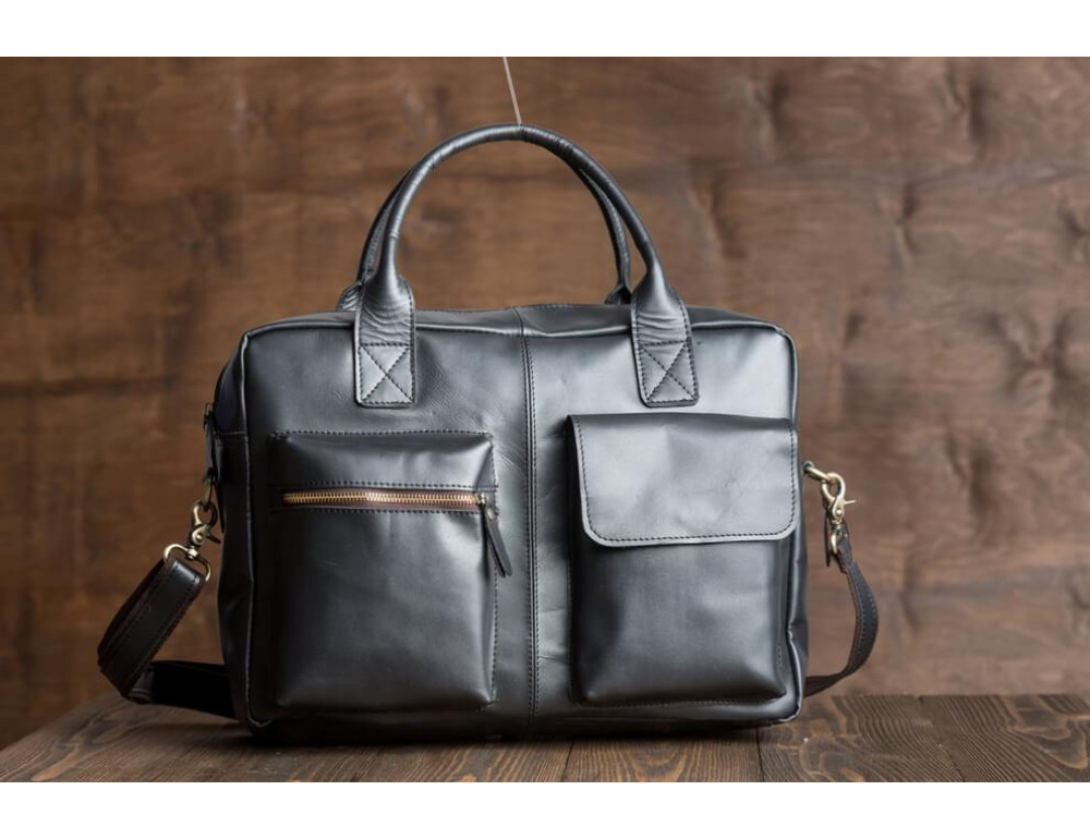 Чоловіча шкіряна сумка TIDING BAG GB331A - Фотографія № 6