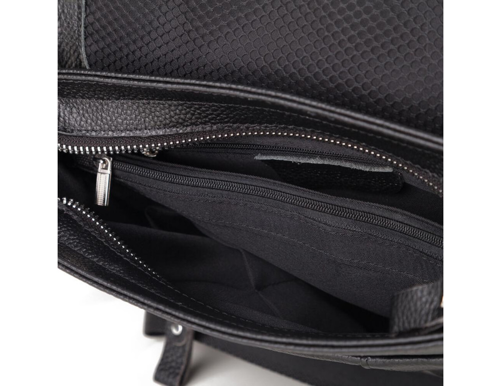 Чоловічий шкіряний месенджер на плече Tiding Bag M1001-1A - Фотографія № 7
