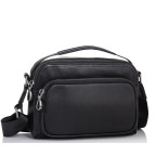 Мужская кожаная сумка через плечо черная Tiding Bag M1043A - Фото № 100 Мужская кожаная сумка через плечо черная Tiding Bag M1043A - Фото № 100