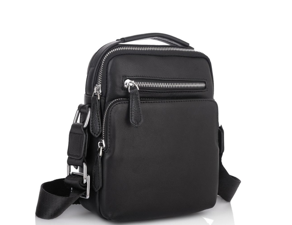 Чоловіча шкіряна сумка-барсетка через плече з ручкою Tiding Bag M2605-2A - Фотографія № 1 Чоловіча шкіряна сумка-барсетка через плече з ручкою Tiding Bag M2605-2A - Фотографія № 1