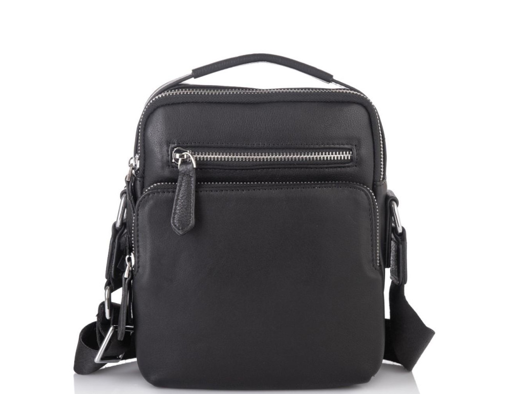 Чоловіча шкіряна сумка-барсетка через плече з ручкою Tiding Bag M2605-2A - Фотографія № 4