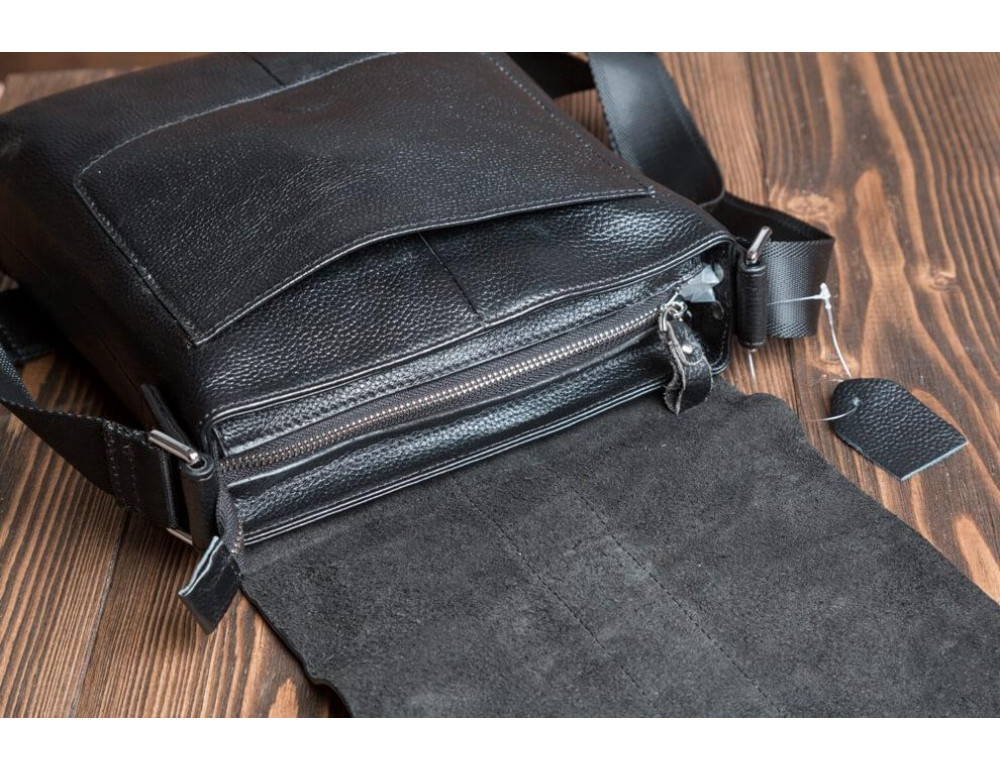 Мужская сумка-кроссбоди из натуральной кожи Tiding Bag M2837A - Фото № 3