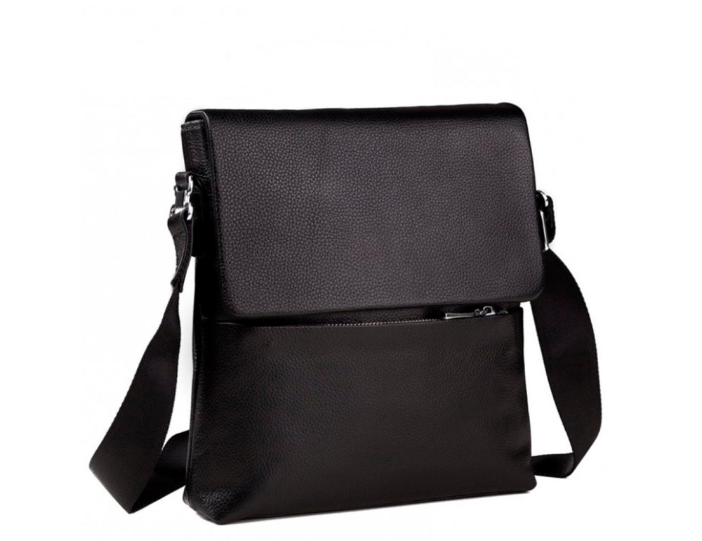 Мужская сумка на плечо натуральная кожа Tiding Bag M2993A - Фото № 1 Мужская сумка на плечо натуральная кожа Tiding Bag M2993A - Фото № 1