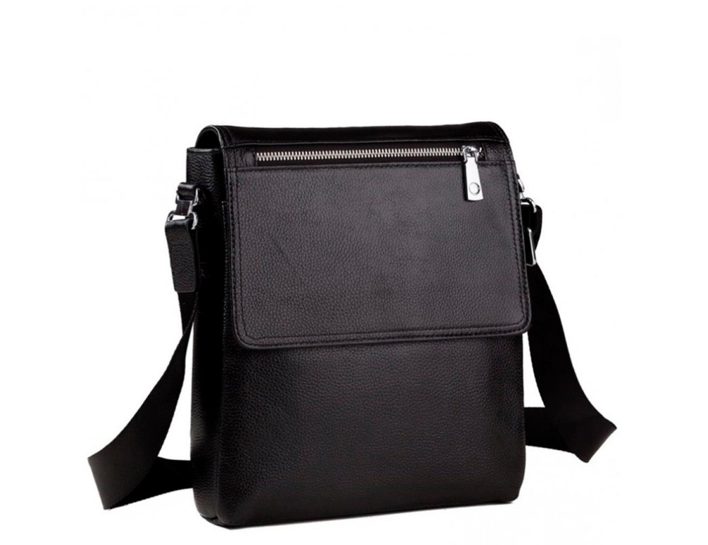 Мужская сумка через плечо зернистая кожа Tiding Bag M2994A - Фото № 1 Мужская сумка через плечо зернистая кожа Tiding Bag M2994A - Фото № 1