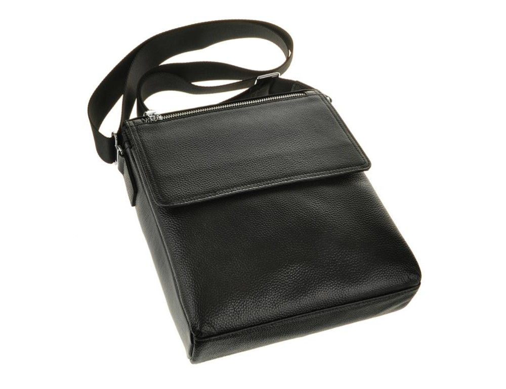Мужская сумка через плечо зернистая кожа Tiding Bag M2994A - Фото № 2