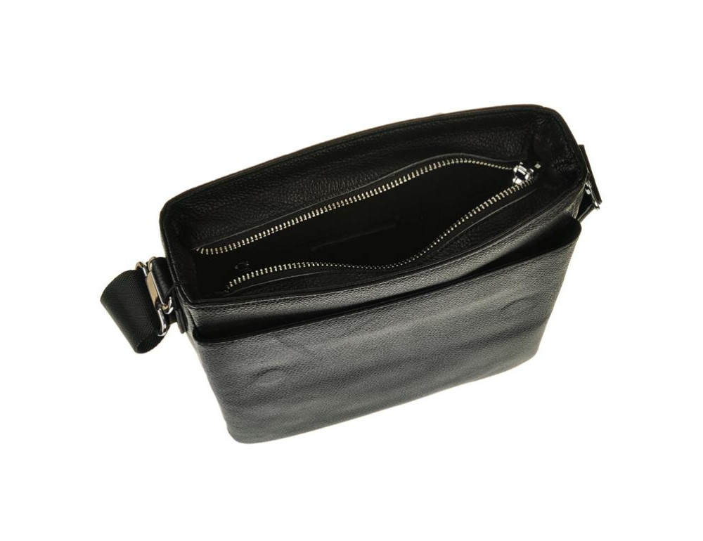 Мужская сумка через плечо зернистая кожа Tiding Bag M2994A - Фото № 3