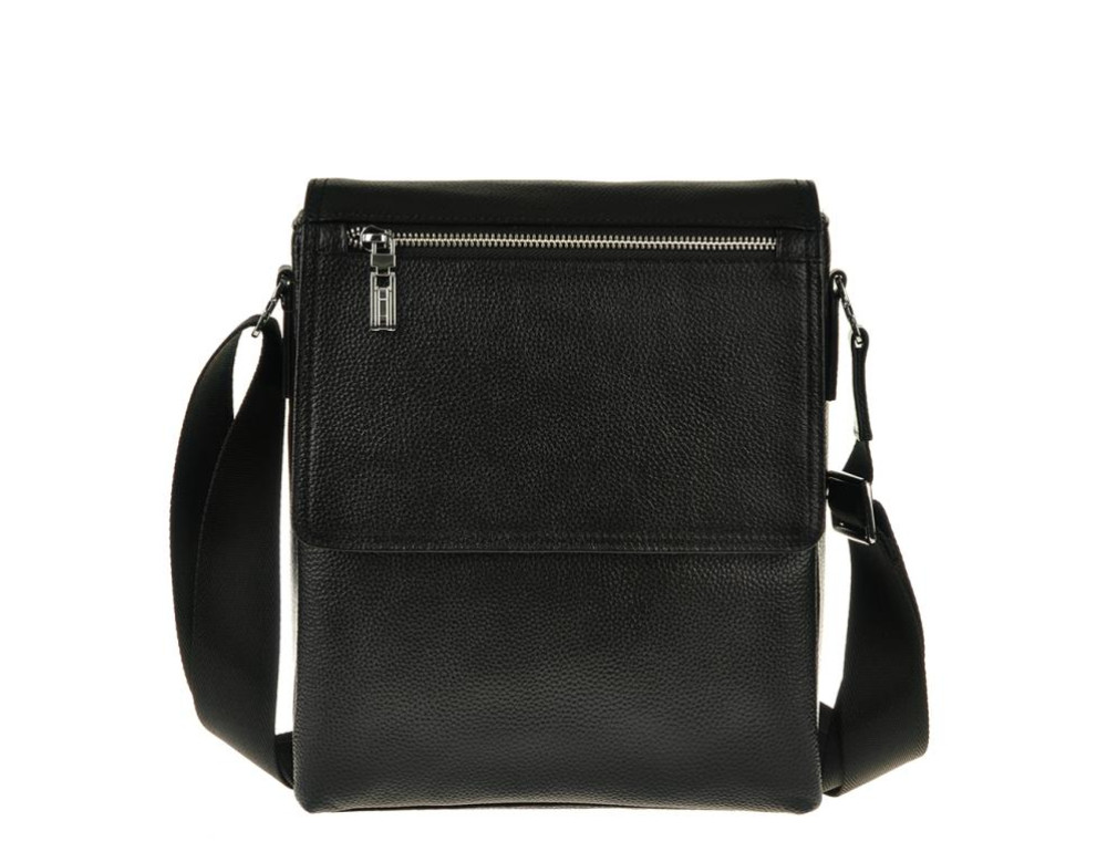 Мужская сумка через плечо зернистая кожа Tiding Bag M2994A - Фото № 5