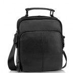 Чоловіча шкіряна сумка на плече чорна Tiding Bag M35-0118A - Фотографія № 100 Чоловіча шкіряна сумка на плече чорна Tiding Bag M35-0118A - Фотографія № 100