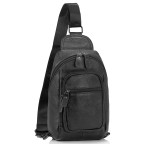 Мужская сумка-слинг черная Tiding Bag M35-1008A - Фото № 100 Мужская сумка-слинг черная Tiding Bag M35-1008A - Фото № 100