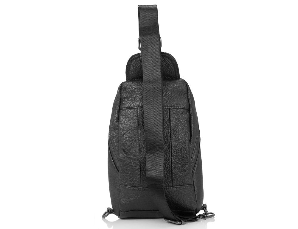 Чоловіча сумка-слінг чорна Tiding Bag M35-1008A - Фотографія № 3
