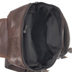 Мужская сумка-слинг коричневого цвета Tiding Bag M35-1008C - Фото № 102