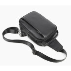 Мужская кожаная сумка-слинг черная Tiding Bag M35-1306A - Фото № 103 Мужская кожаная сумка-слинг черная Tiding Bag M35-1306A - Фото № 103