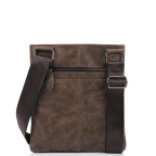 Чоловіча шкіряна сумка через плече коричнева Tiding Bag M35-703B - Фотографія № 105