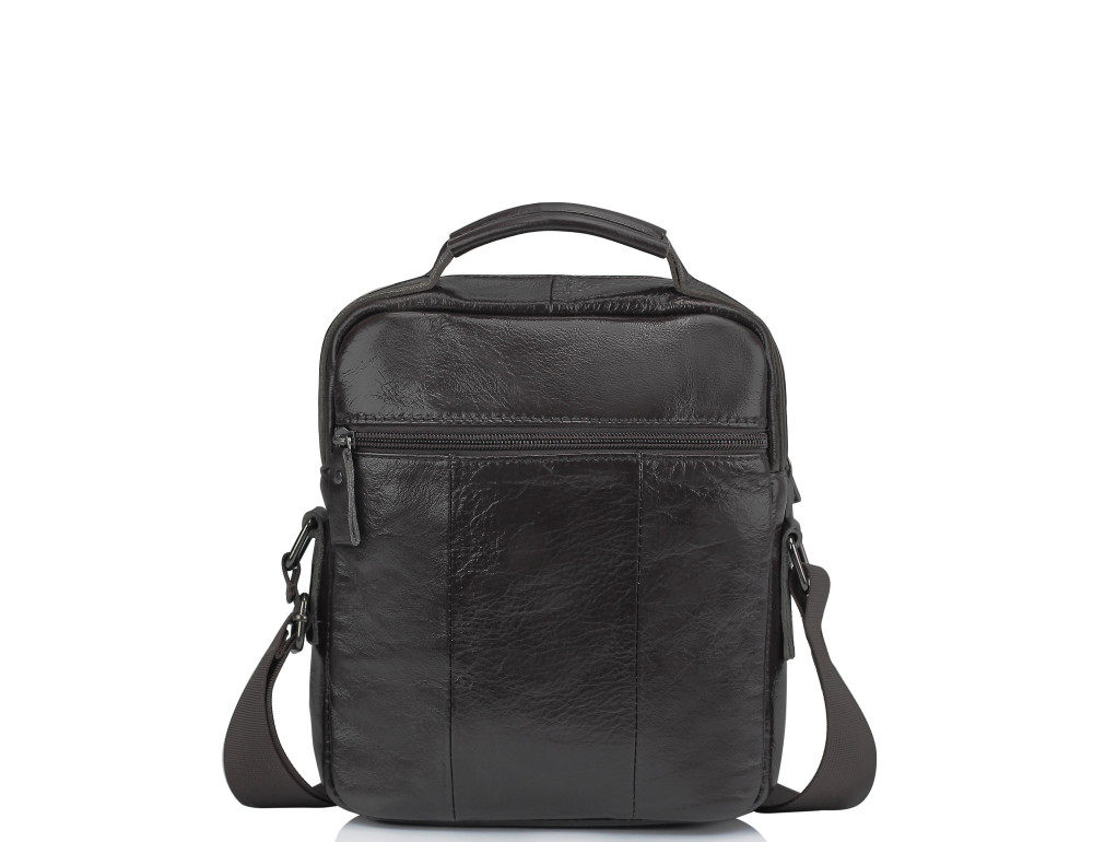 Чоловіча шкіряна сумка-барсетка на плече коричнева Tiding Bag M35-8852B - Фотографія № 4