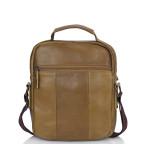 Чоловіча шкіряна сумка через плече коричнева Tiding Bag M35-8852LB - Фотографія № 103