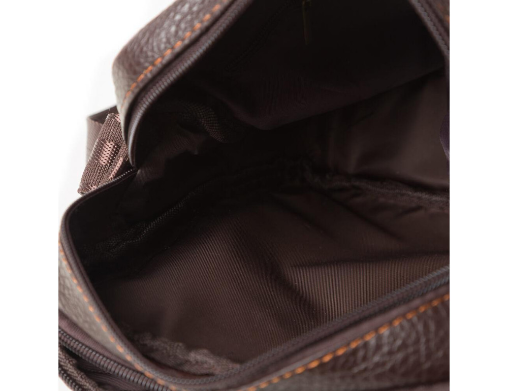 Чоловіча шкіряна сумка через плече маленька Tiding Bag M38-1025C - Фотографія № 3