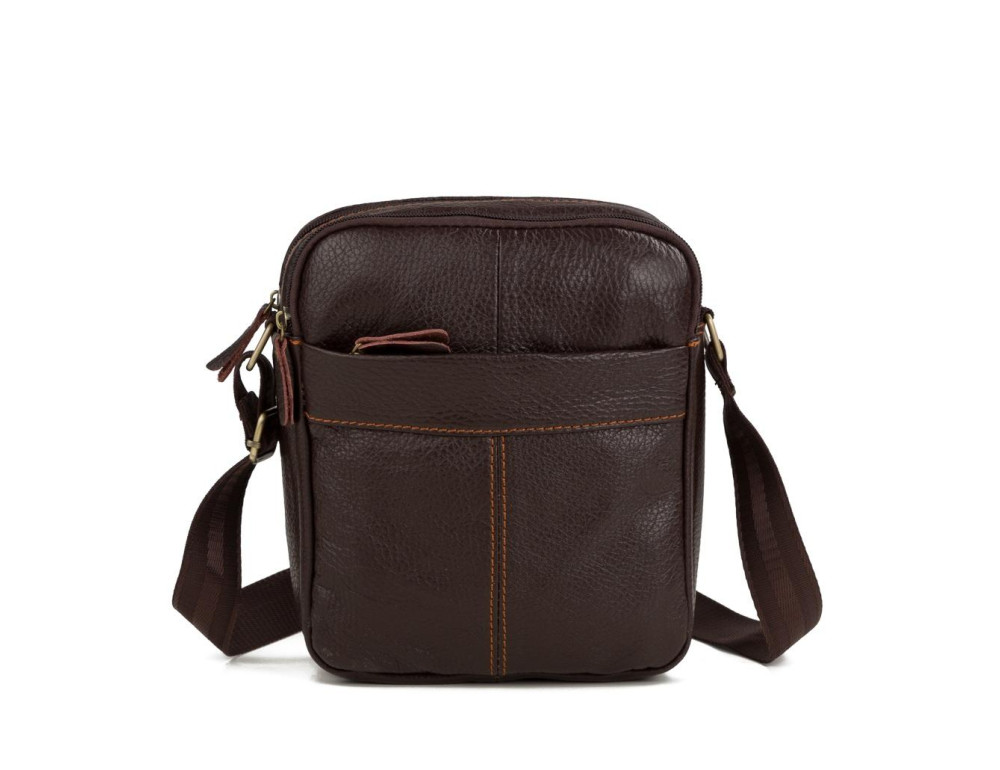 Чоловіча шкіряна сумка через плече маленька Tiding Bag M38-1025C - Фотографія № 5