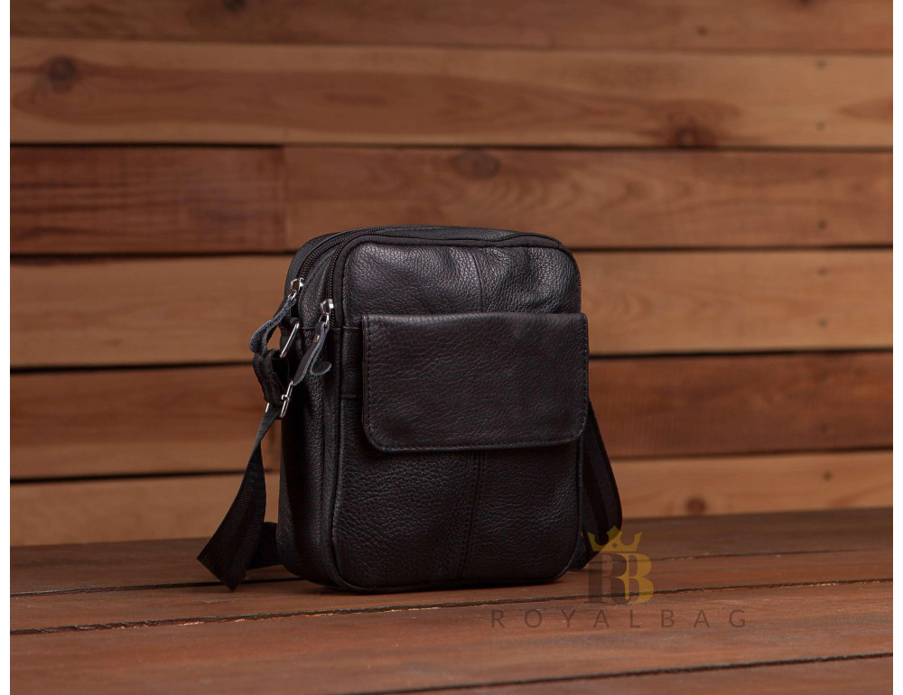 Мужская кожаная сумка через плечо Tiding Bag M38-1030A - Фото № 2