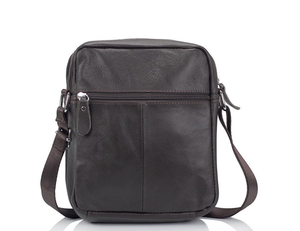 Мужская коричневая сумка через плечо Tiding Bag M38-1031C - Фото № 3