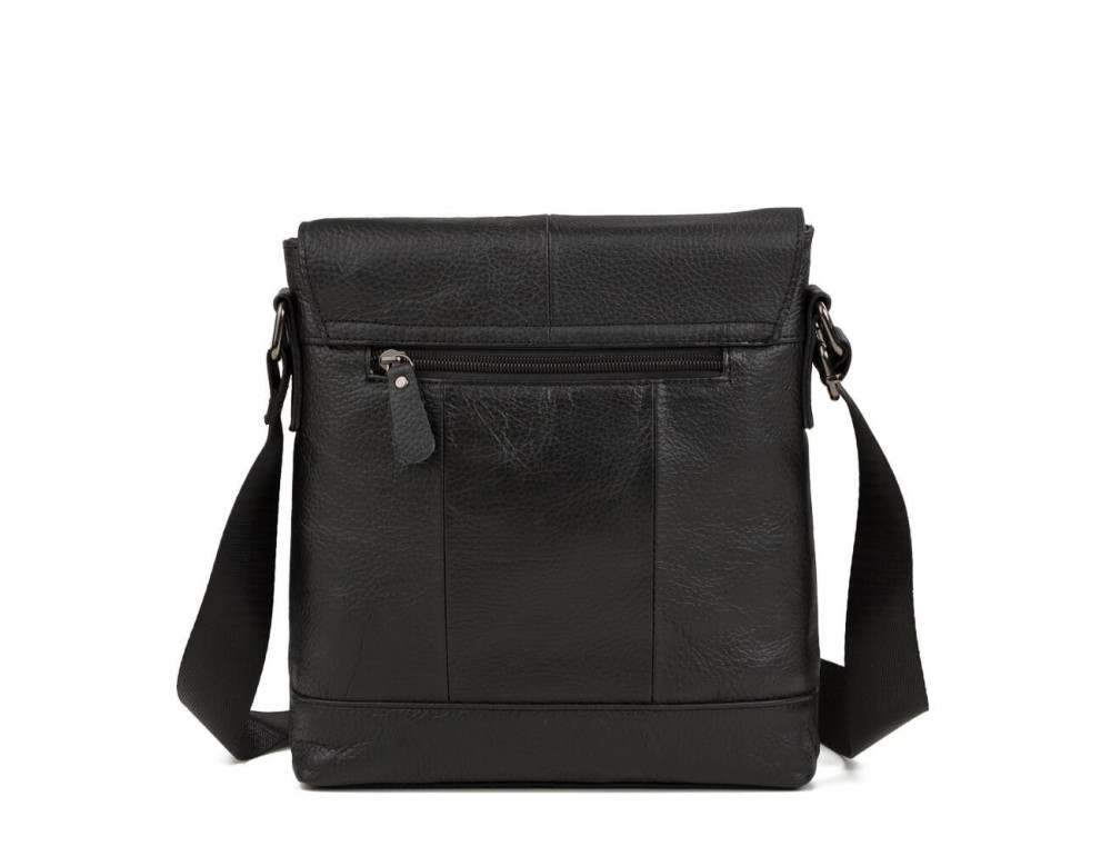 Мужской мессенджер с клапаном зернистая кожа Tiding Bag M38-1712A - Фото № 4