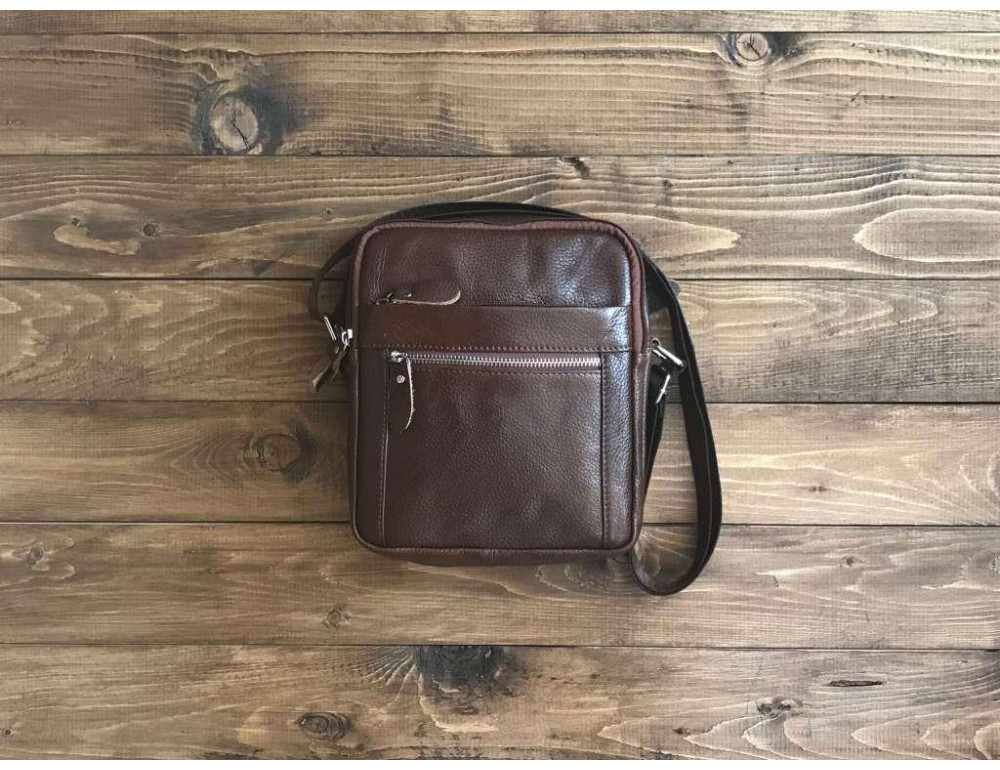 Чоловіча сумка на плече натуральна шкіра Tiding Bag M38-3922C - Фотографія № 2